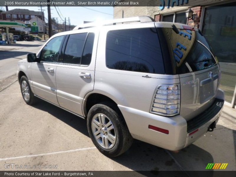 Silver Birch Metallic / Charcoal Black 2006 Mercury Mountaineer Premier AWD