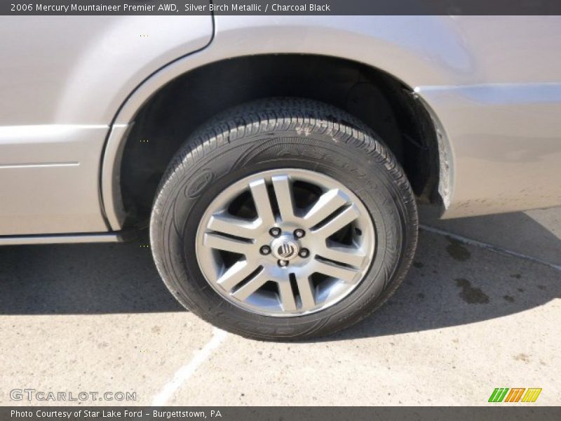 Silver Birch Metallic / Charcoal Black 2006 Mercury Mountaineer Premier AWD