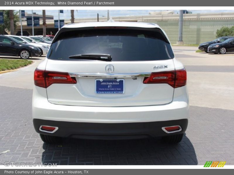 White Diamond Pearl / Parchment 2014 Acura MDX Technology