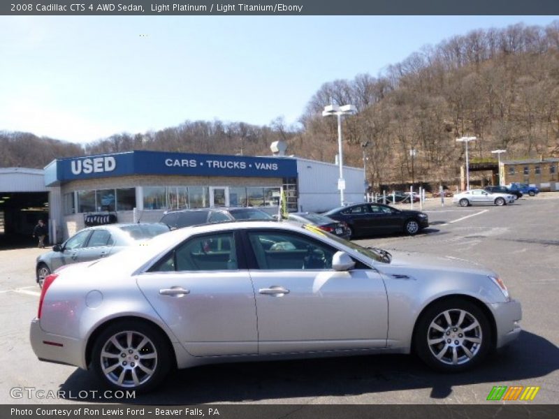 Light Platinum / Light Titanium/Ebony 2008 Cadillac CTS 4 AWD Sedan