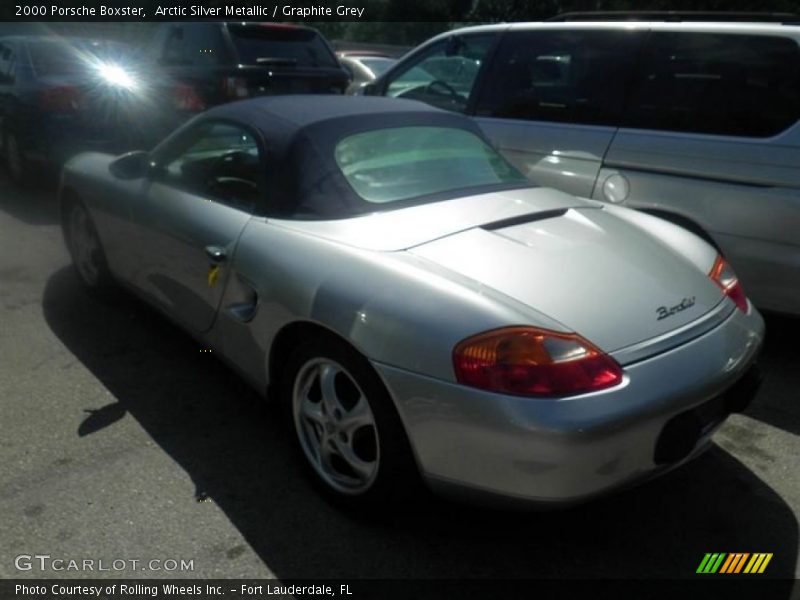 Arctic Silver Metallic / Graphite Grey 2000 Porsche Boxster