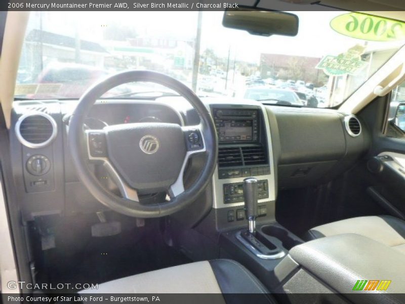 Silver Birch Metallic / Charcoal Black 2006 Mercury Mountaineer Premier AWD