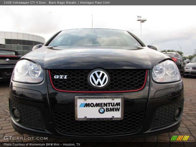 Black Magic Metallic / Interlagos Plaid Cloth 2008 Volkswagen GTI 4 Door