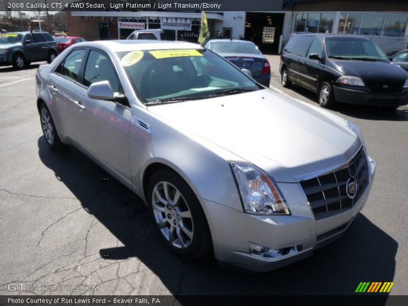 Light Platinum / Light Titanium/Ebony 2008 Cadillac CTS 4 AWD Sedan