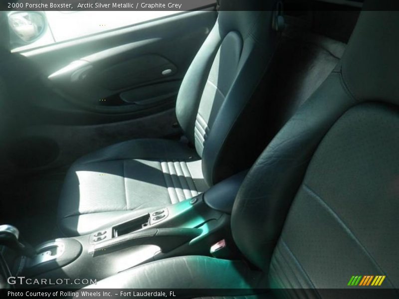 Arctic Silver Metallic / Graphite Grey 2000 Porsche Boxster