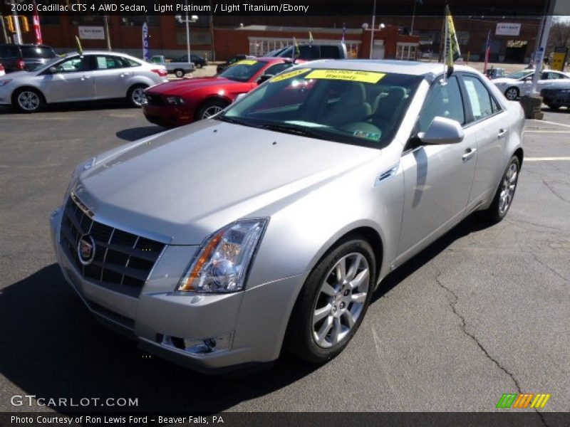 Light Platinum / Light Titanium/Ebony 2008 Cadillac CTS 4 AWD Sedan