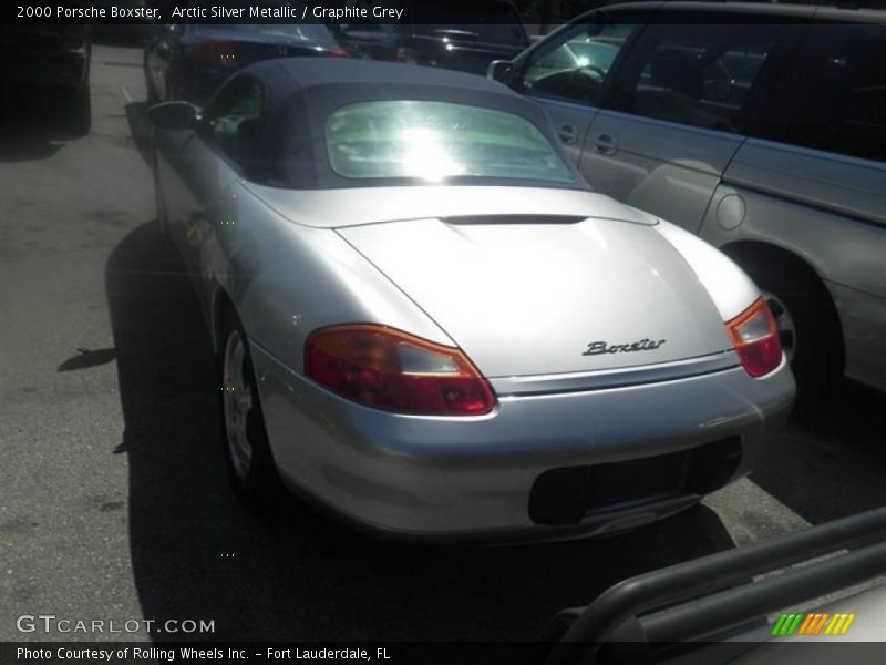 Arctic Silver Metallic / Graphite Grey 2000 Porsche Boxster