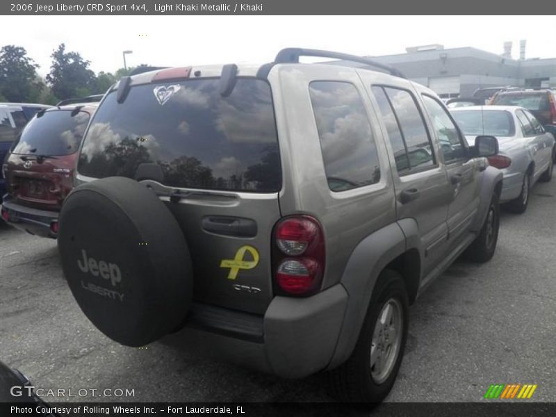 Light Khaki Metallic / Khaki 2006 Jeep Liberty CRD Sport 4x4