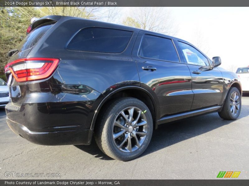 Brilliant Black Crystal Pearl / Black 2014 Dodge Durango SXT