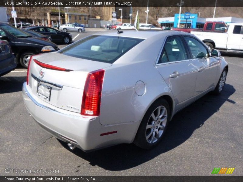 Light Platinum / Light Titanium/Ebony 2008 Cadillac CTS 4 AWD Sedan