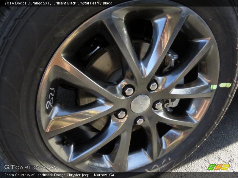 Brilliant Black Crystal Pearl / Black 2014 Dodge Durango SXT