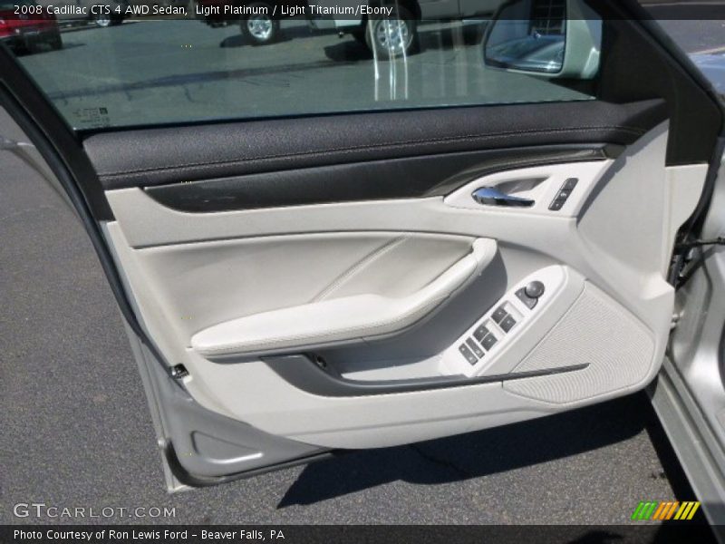 Light Platinum / Light Titanium/Ebony 2008 Cadillac CTS 4 AWD Sedan