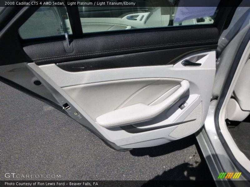 Light Platinum / Light Titanium/Ebony 2008 Cadillac CTS 4 AWD Sedan