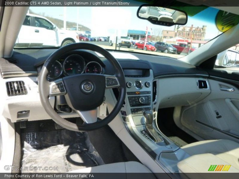 Light Platinum / Light Titanium/Ebony 2008 Cadillac CTS 4 AWD Sedan