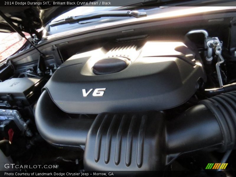 Brilliant Black Crystal Pearl / Black 2014 Dodge Durango SXT