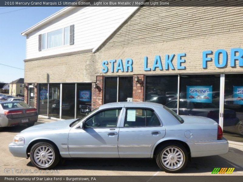 Light Ice Blue Metallic / Medium Light Stone 2010 Mercury Grand Marquis LS Ultimate Edition