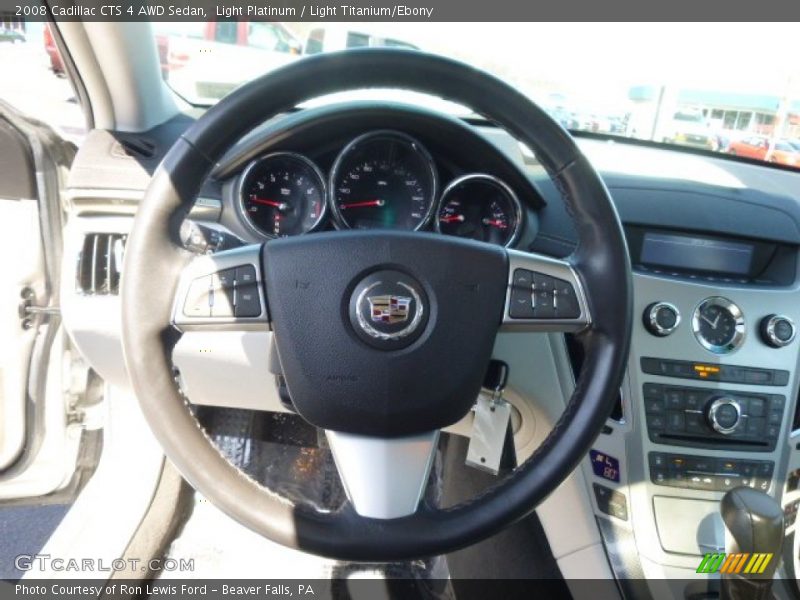 Light Platinum / Light Titanium/Ebony 2008 Cadillac CTS 4 AWD Sedan