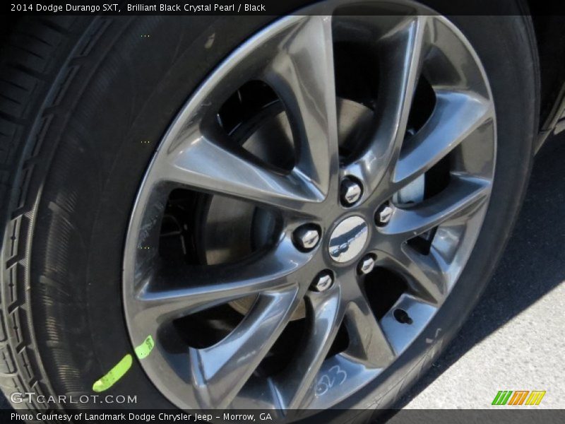 Brilliant Black Crystal Pearl / Black 2014 Dodge Durango SXT