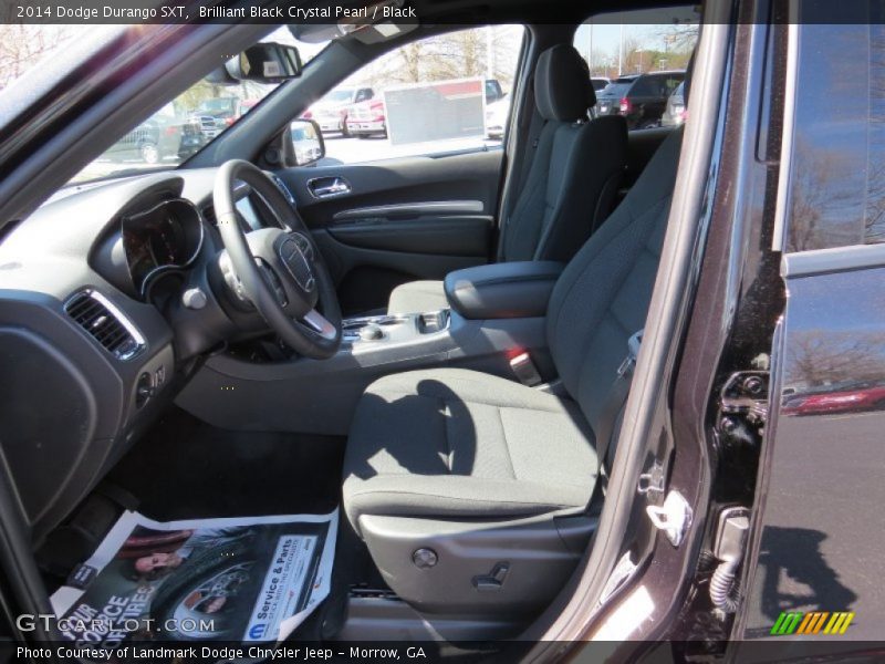 Brilliant Black Crystal Pearl / Black 2014 Dodge Durango SXT