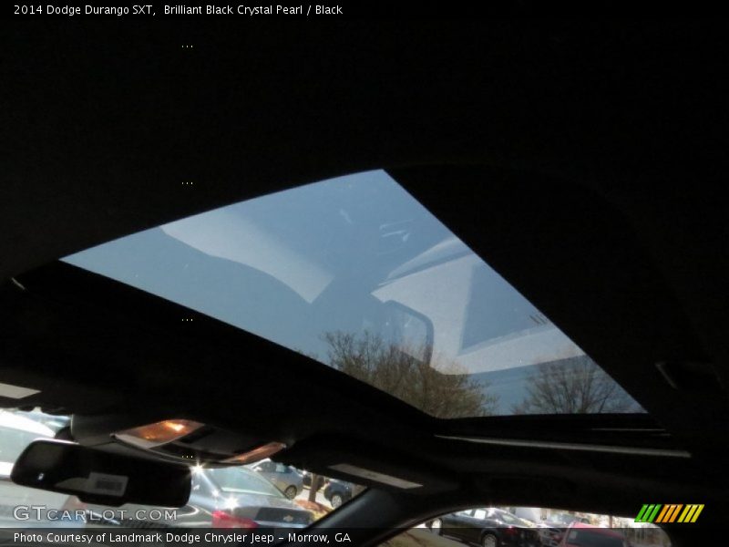 Brilliant Black Crystal Pearl / Black 2014 Dodge Durango SXT