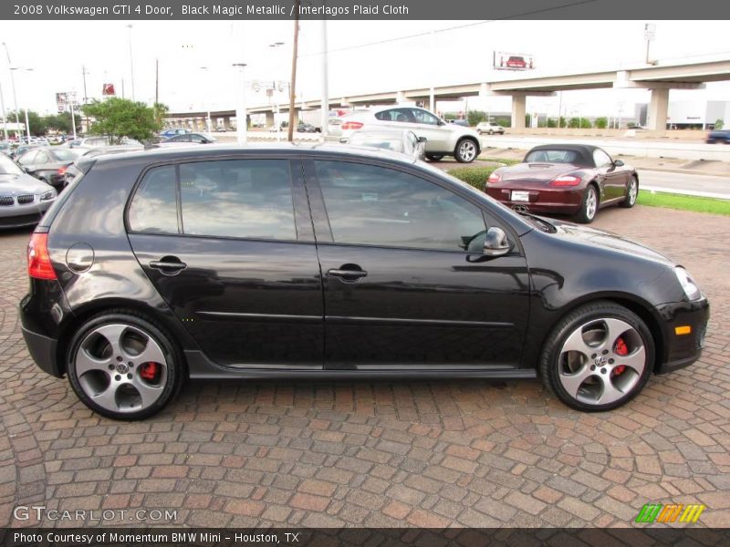 Black Magic Metallic / Interlagos Plaid Cloth 2008 Volkswagen GTI 4 Door