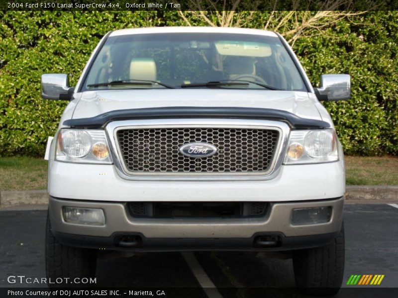 Oxford White / Tan 2004 Ford F150 Lariat SuperCrew 4x4