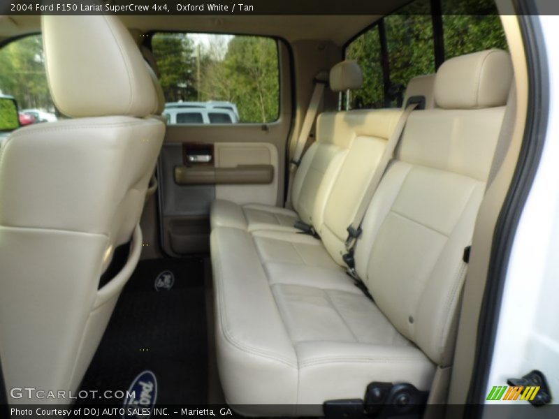 Oxford White / Tan 2004 Ford F150 Lariat SuperCrew 4x4