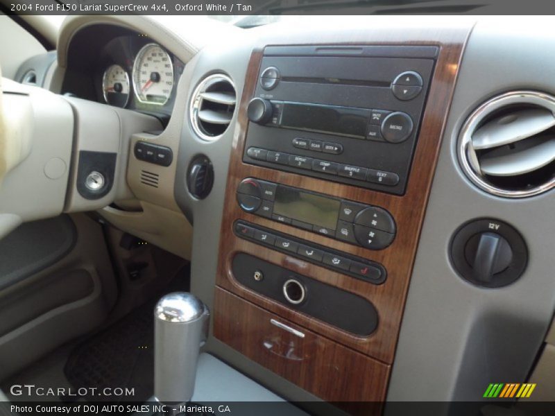 Oxford White / Tan 2004 Ford F150 Lariat SuperCrew 4x4