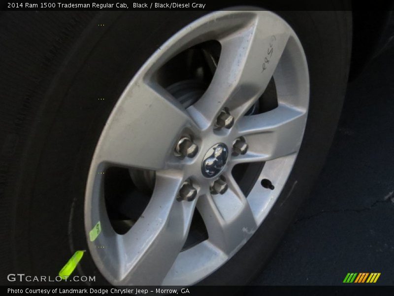 Black / Black/Diesel Gray 2014 Ram 1500 Tradesman Regular Cab