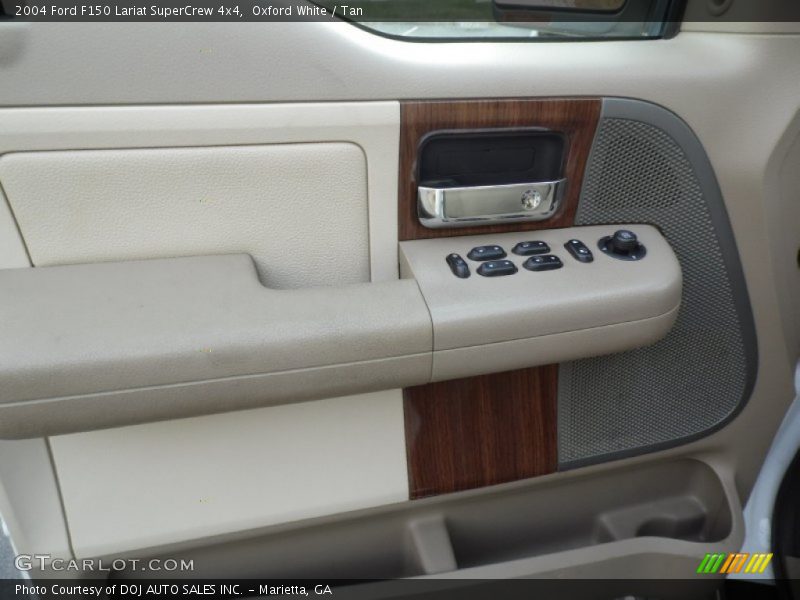 Oxford White / Tan 2004 Ford F150 Lariat SuperCrew 4x4