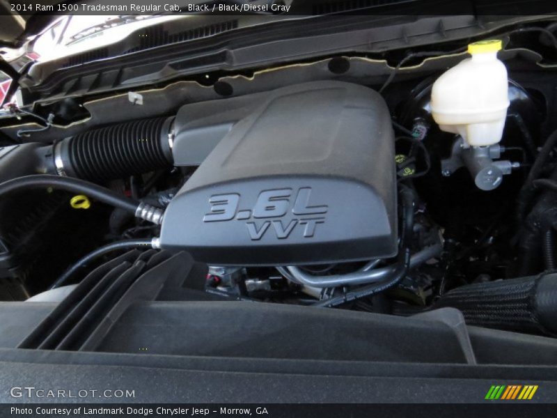 Black / Black/Diesel Gray 2014 Ram 1500 Tradesman Regular Cab
