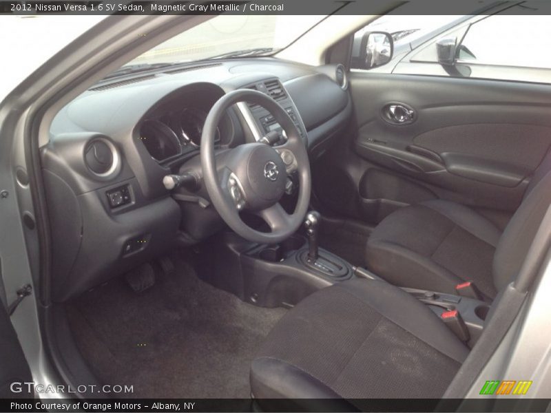 Magnetic Gray Metallic / Charcoal 2012 Nissan Versa 1.6 SV Sedan