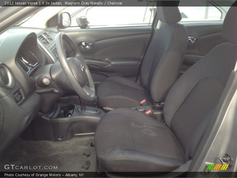 Magnetic Gray Metallic / Charcoal 2012 Nissan Versa 1.6 SV Sedan
