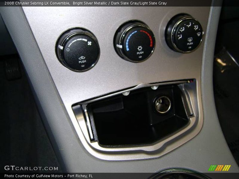 Bright Silver Metallic / Dark Slate Gray/Light Slate Gray 2008 Chrysler Sebring LX Convertible