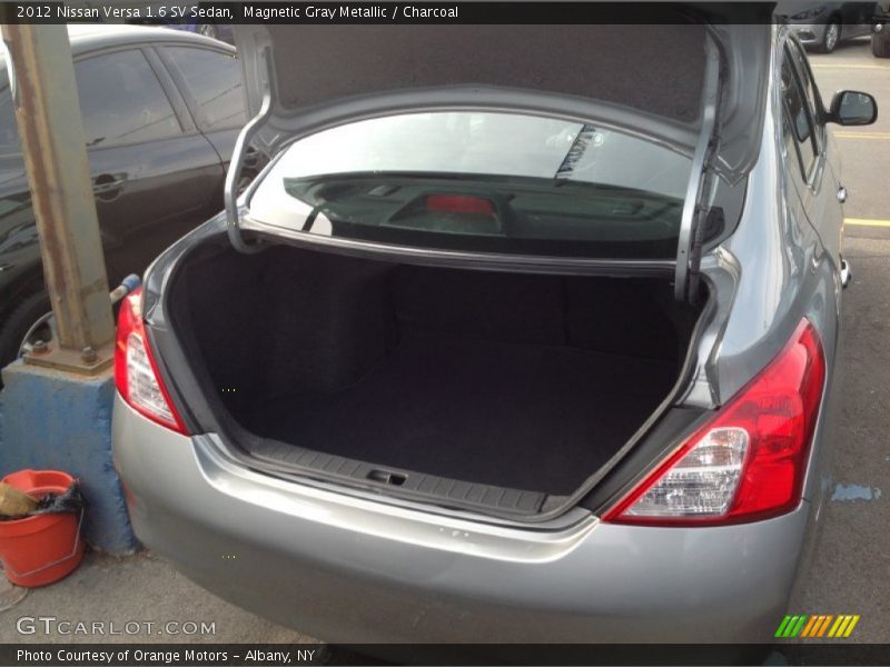 Magnetic Gray Metallic / Charcoal 2012 Nissan Versa 1.6 SV Sedan