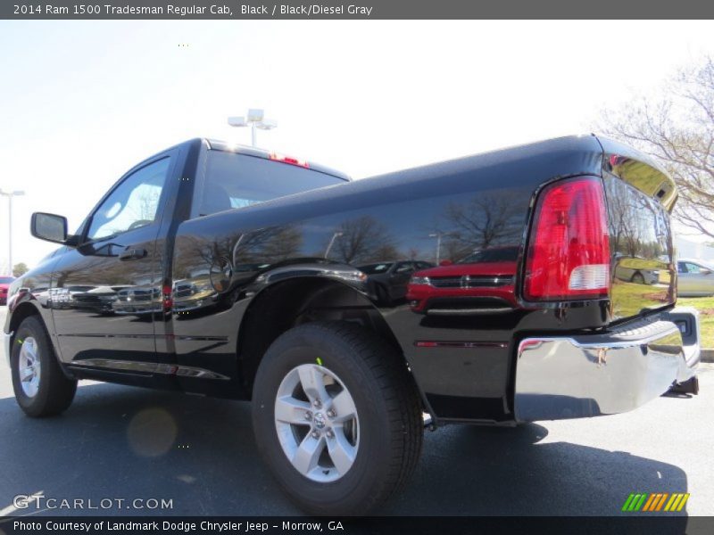 Black / Black/Diesel Gray 2014 Ram 1500 Tradesman Regular Cab