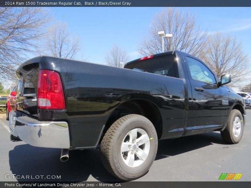 Black / Black/Diesel Gray 2014 Ram 1500 Tradesman Regular Cab