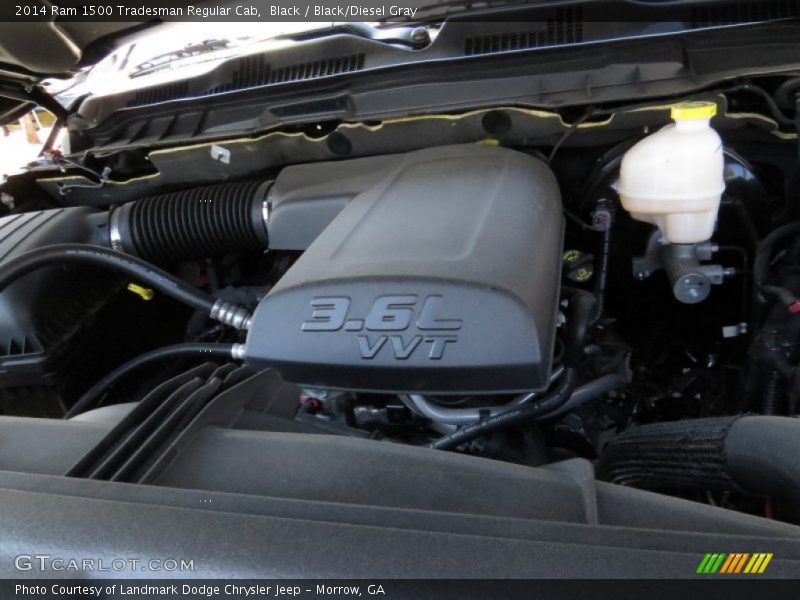 Black / Black/Diesel Gray 2014 Ram 1500 Tradesman Regular Cab