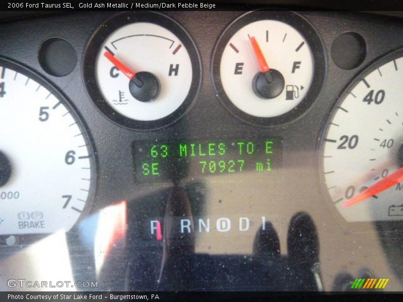 Gold Ash Metallic / Medium/Dark Pebble Beige 2006 Ford Taurus SEL