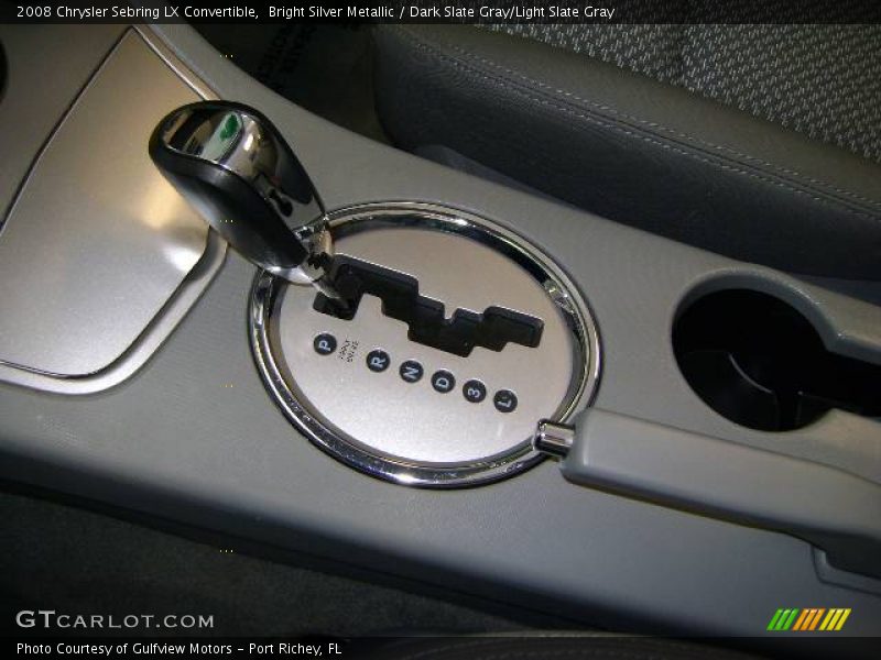 Bright Silver Metallic / Dark Slate Gray/Light Slate Gray 2008 Chrysler Sebring LX Convertible