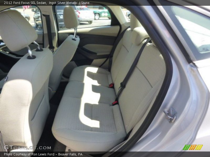 Ingot Silver Metallic / Stone 2012 Ford Focus SEL Sedan