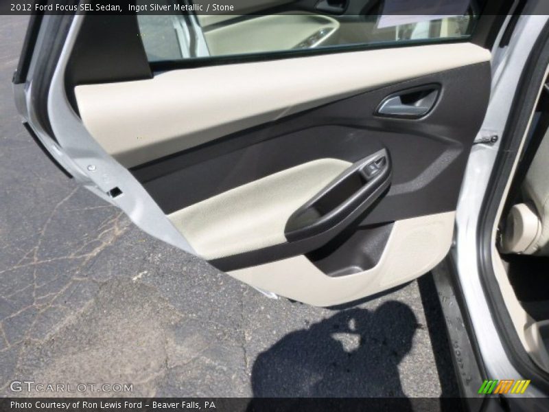 Ingot Silver Metallic / Stone 2012 Ford Focus SEL Sedan