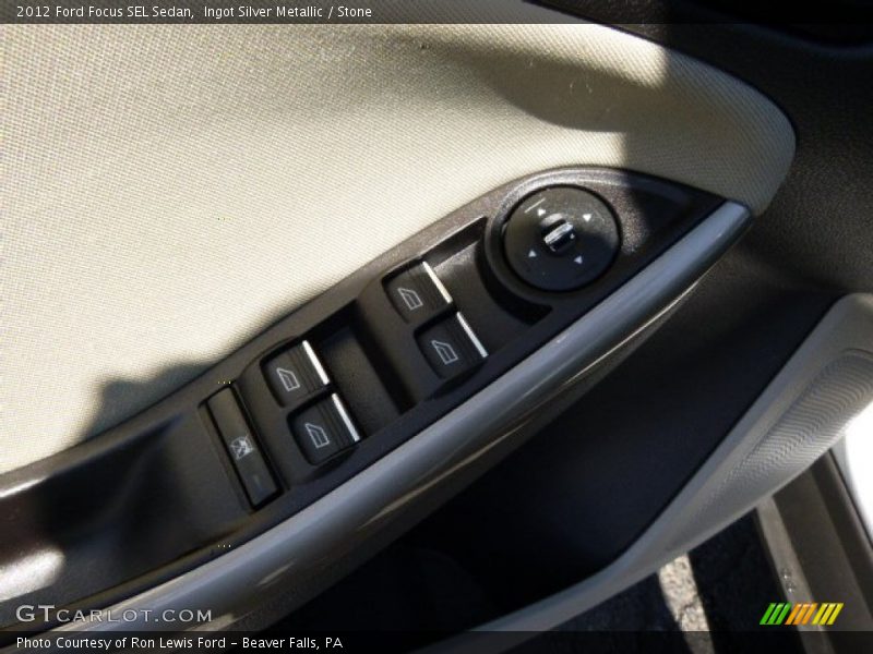 Ingot Silver Metallic / Stone 2012 Ford Focus SEL Sedan
