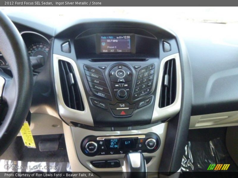 Ingot Silver Metallic / Stone 2012 Ford Focus SEL Sedan