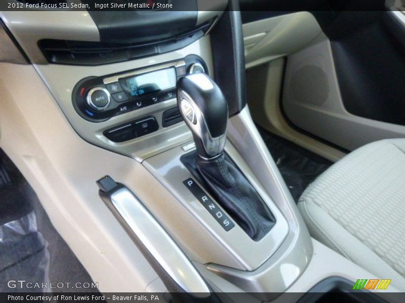 Ingot Silver Metallic / Stone 2012 Ford Focus SEL Sedan