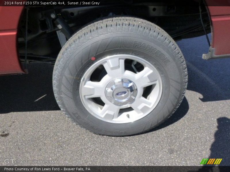 Sunset / Steel Grey 2014 Ford F150 STX SuperCab 4x4