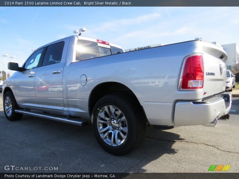 Bright Silver Metallic / Black 2014 Ram 1500 Laramie Limited Crew Cab