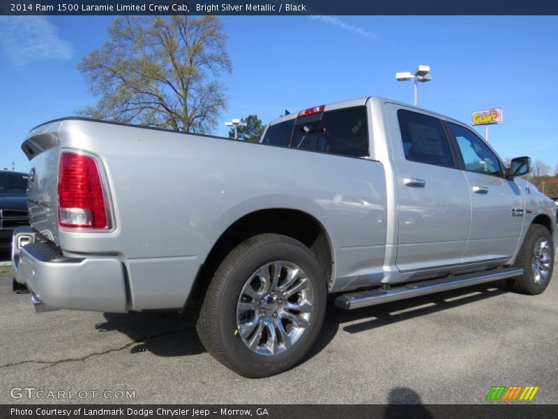 Bright Silver Metallic / Black 2014 Ram 1500 Laramie Limited Crew Cab