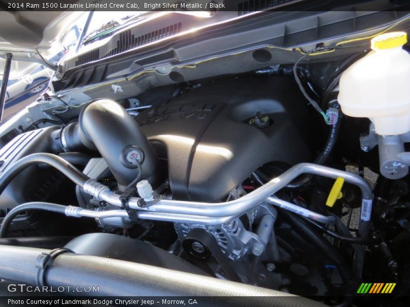 Bright Silver Metallic / Black 2014 Ram 1500 Laramie Limited Crew Cab