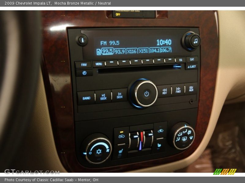 Mocha Bronze Metallic / Neutral 2009 Chevrolet Impala LT